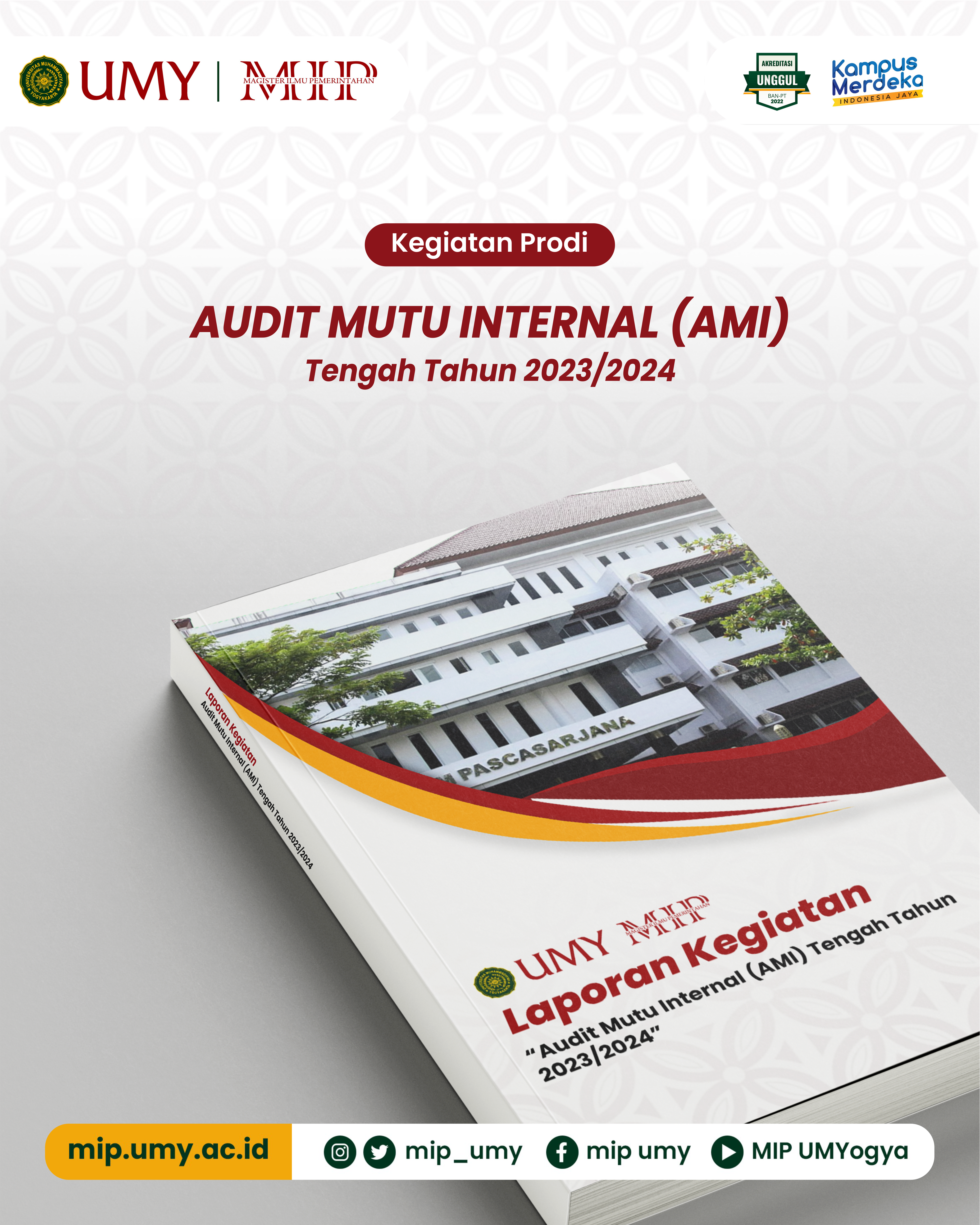 Audit Mutu Internal (AMI) Tengah Tahun Prodi MIP Tahun Akademik 2023/2024